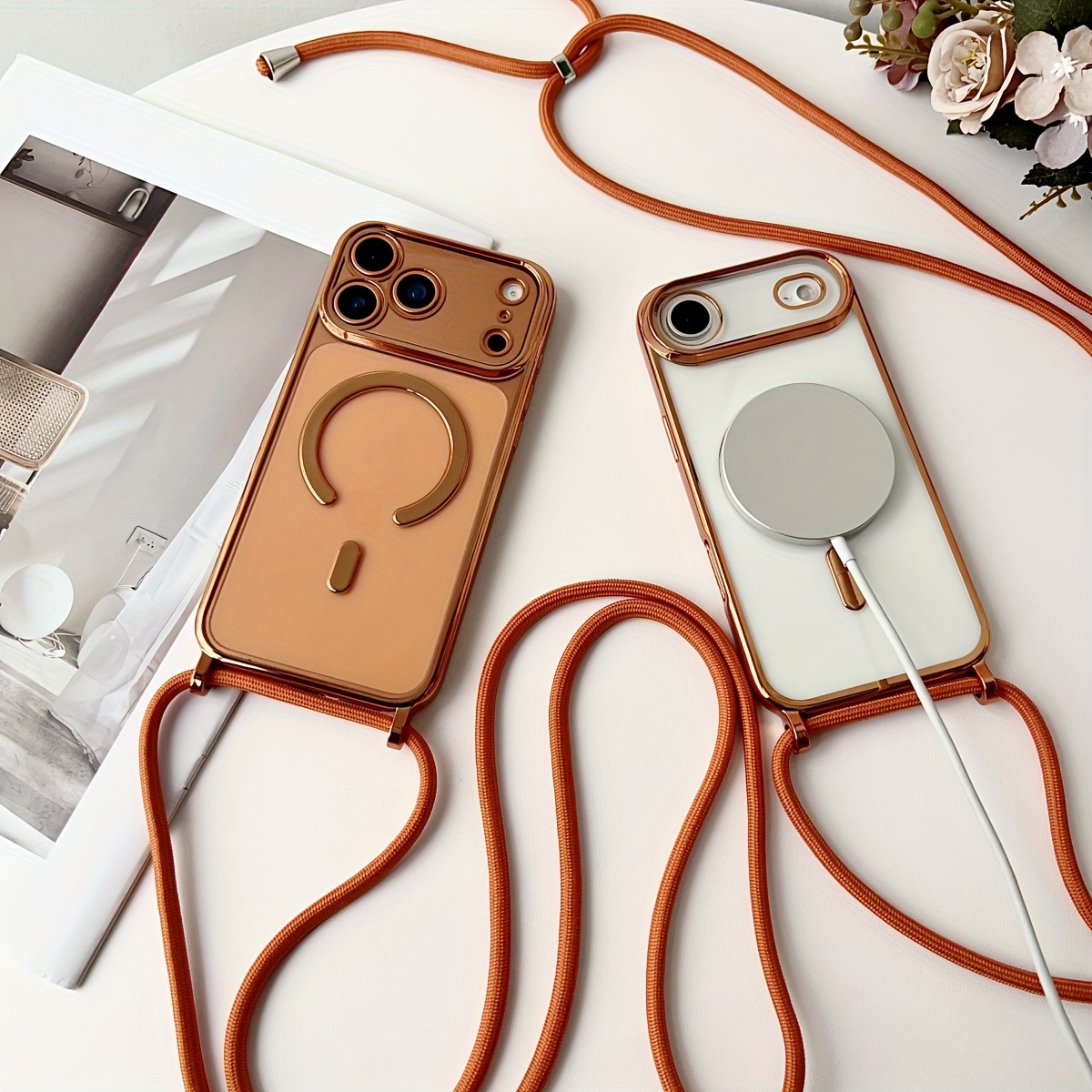 Luxury Plating Case - Collana di lusso Cavo Corda Cordino