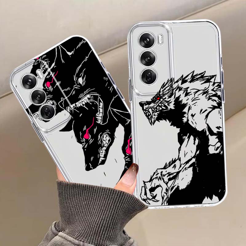 Oppo A78 - Custodia per telefono Evil Wolf Anime