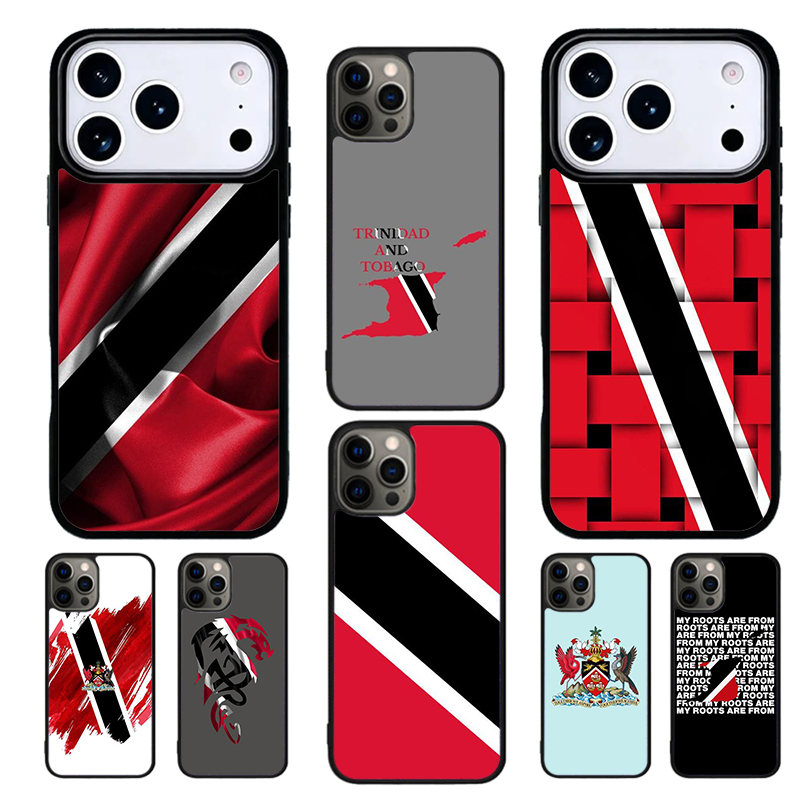 Phone Cases Trinidad - Cover Morbida con Motivo Bandiera di