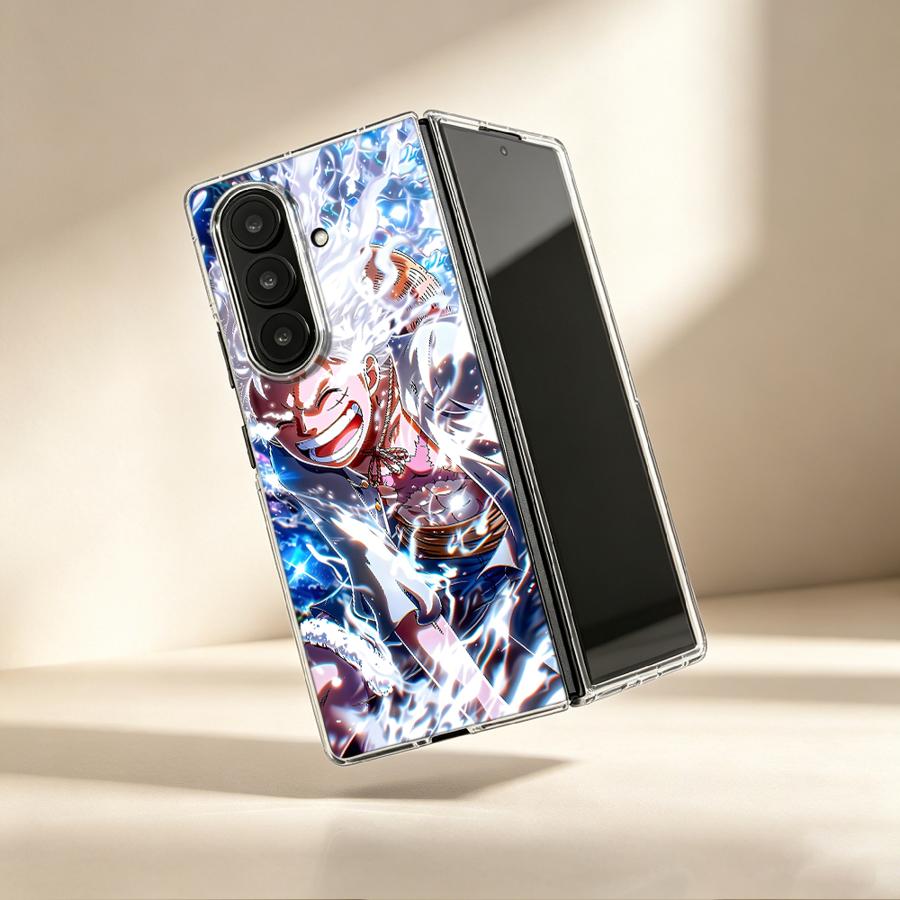 Phone Cases Z Fold 5 - Cover Trasparente Morbida a Tema Cartone