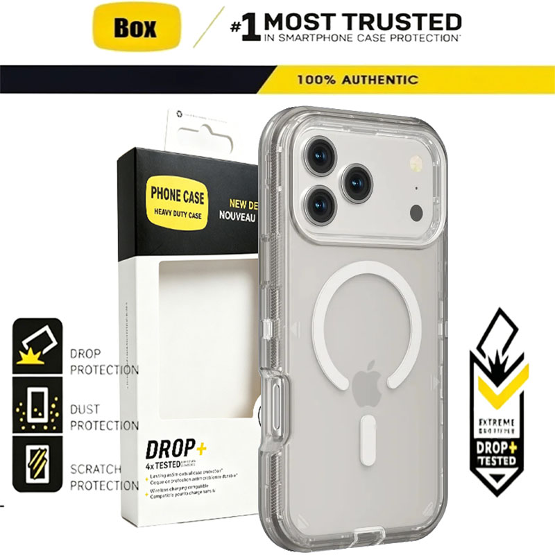 Phone Cases Heavy Duty - Custodia Resistente Trasparente Symmetry OTT Armor