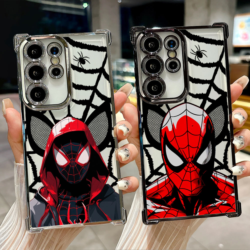 Phone Cases Samsung S25 Ultra - Custodia Spiderman Miles Morales Heroes per