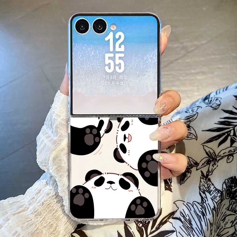 Phone Cases Z Fold 5 - Custodia per telefono con stampa panda
