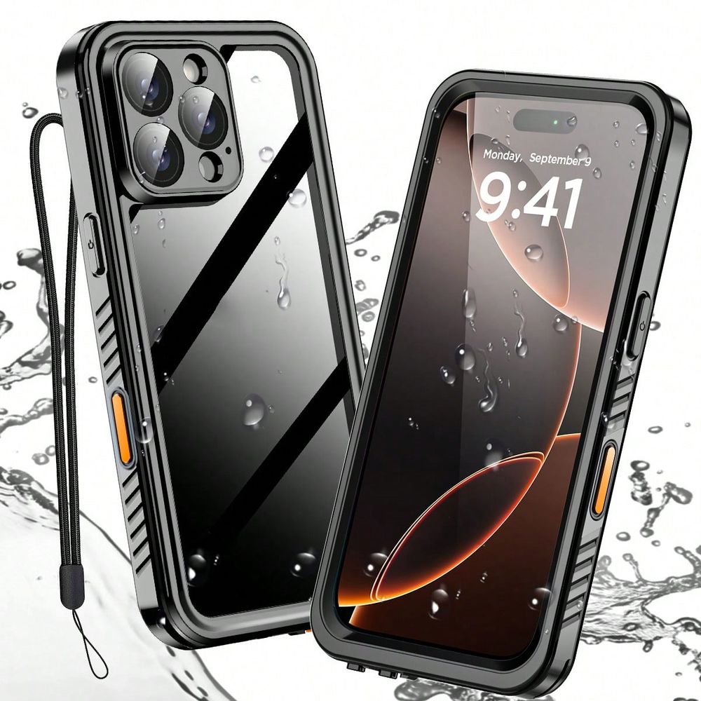 Phone Cases Heavy Duty - Custodia Impermeabile Nera per Telefono IP68,