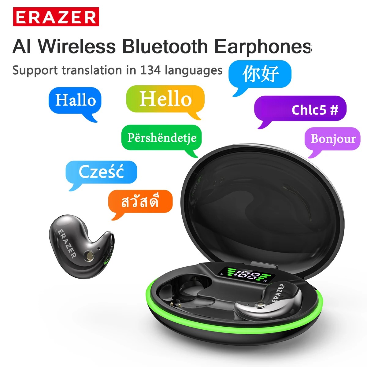 Phone Cases Case - Cuffie Bluetooth In-Ear EARZER XF58 con
