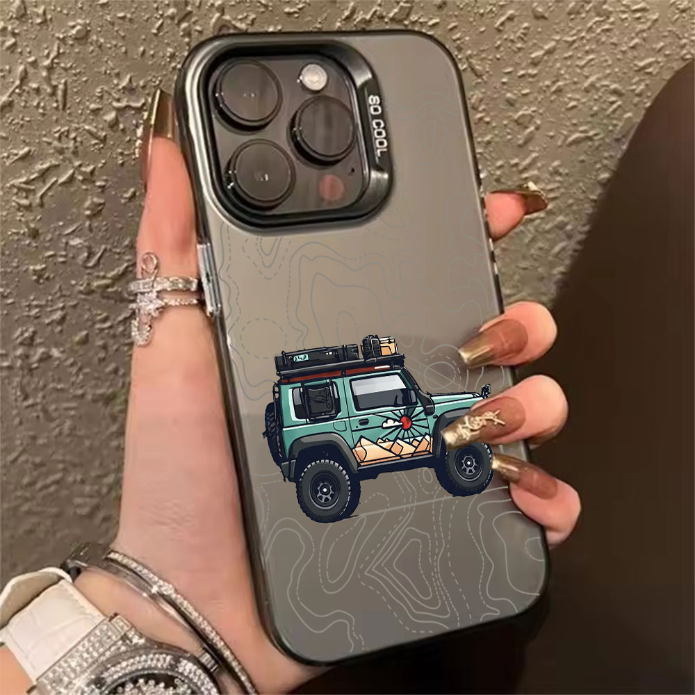 Phone Cases Protective - Custodia Rigida Anti-Graffio con Motivo Auto