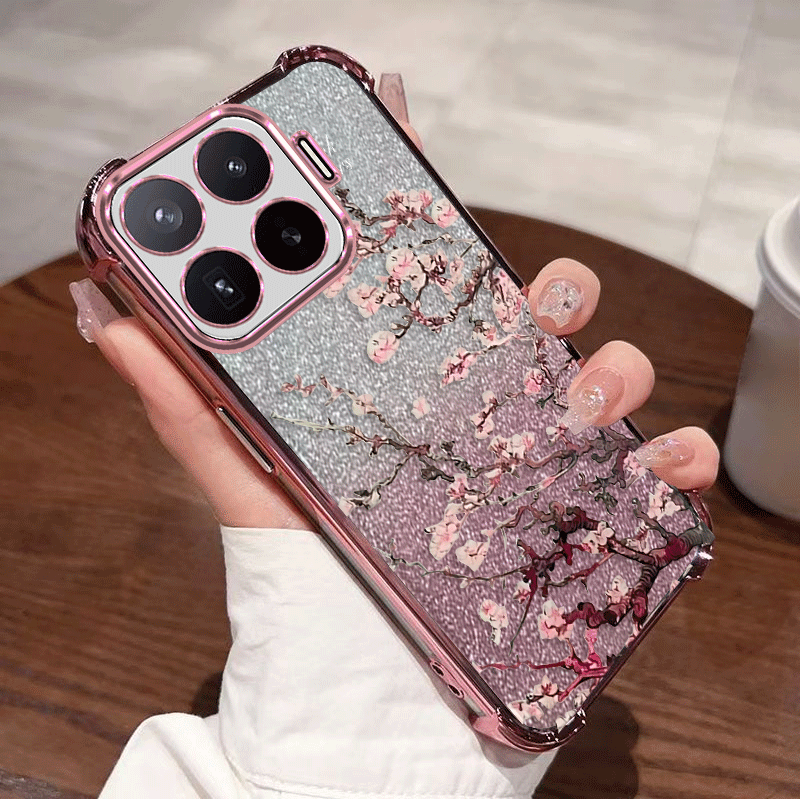 Phone Cases Xiaomi - Cover protettiva con placcatura glitterata per