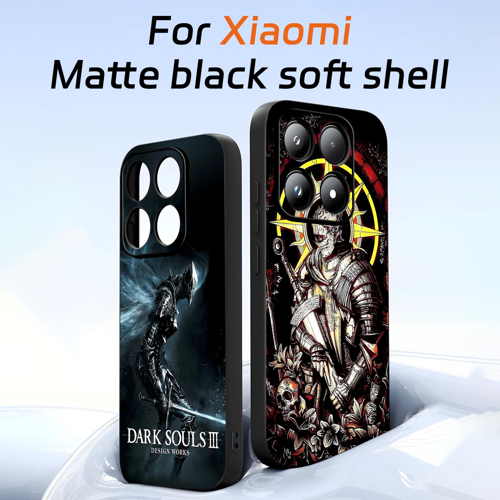 Phone Cases Xiaomi - Cover antiurto nera morbida per Xiaomi