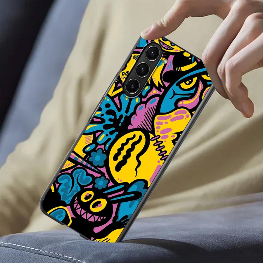 Phone Cases Z Fold 5 - Custodia con design Graffiti Cartoon per