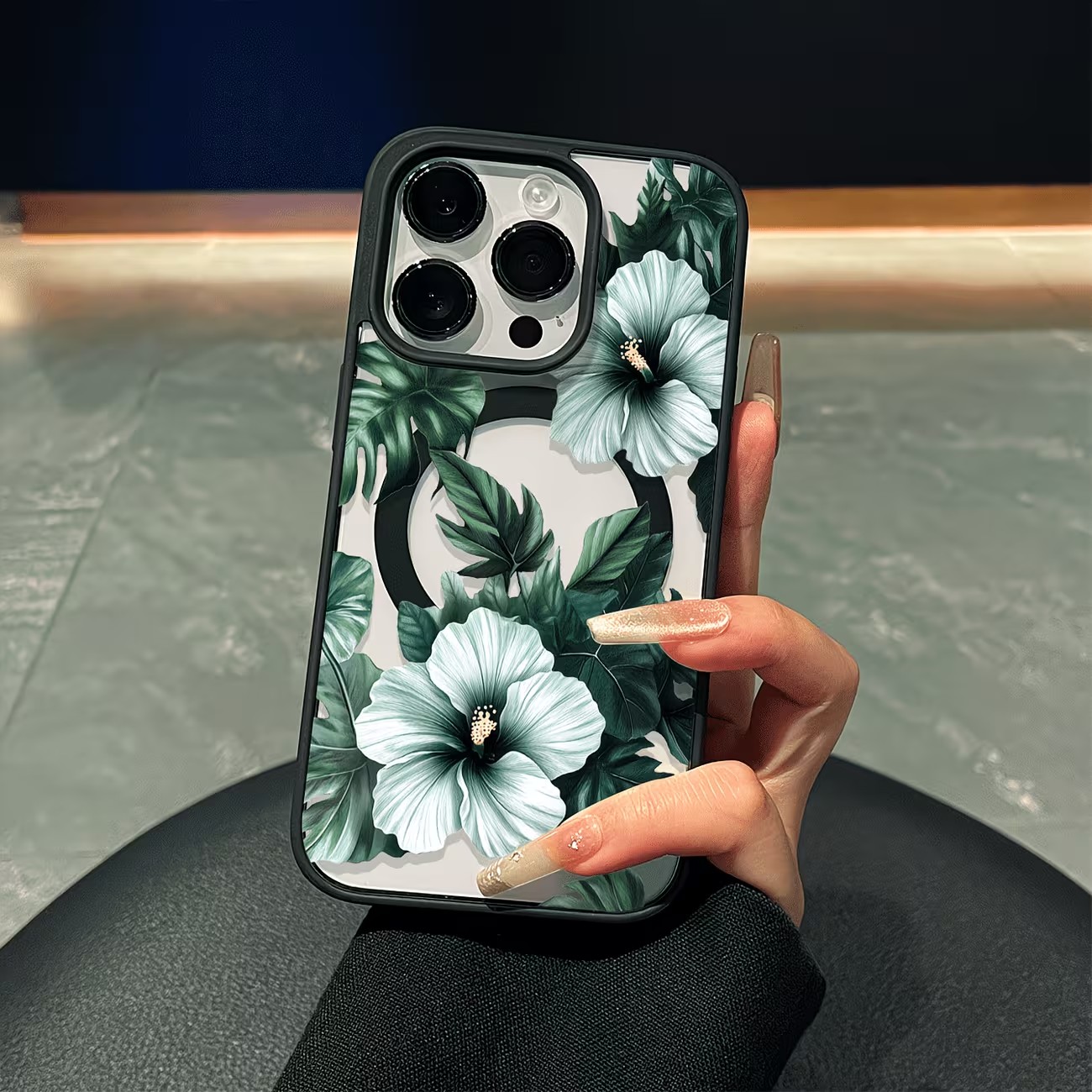 Phone Cases Magsafe - Custodia per telefono con stampa floreale