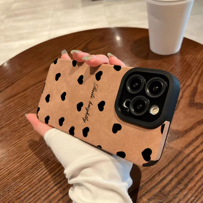 Nuovo lusso nero amore cuore c - Phone Cases Best recensione e prezzo