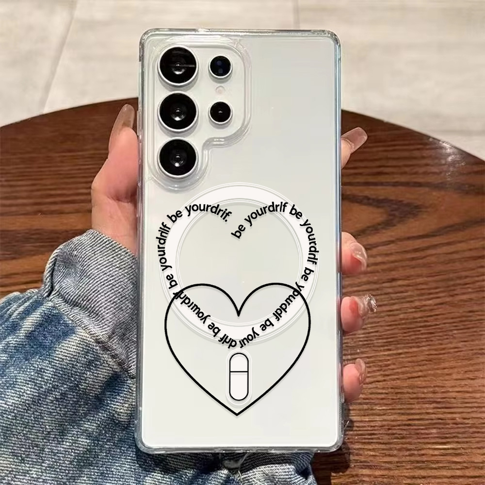 Cover Trasparente a Cuore per  - Phone Cases Magsafe recensione e prezzo